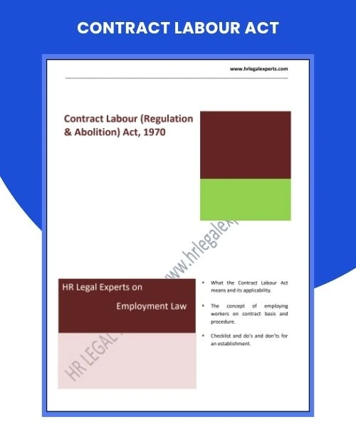 Contract Labour Act Policy - HR Legal Experts