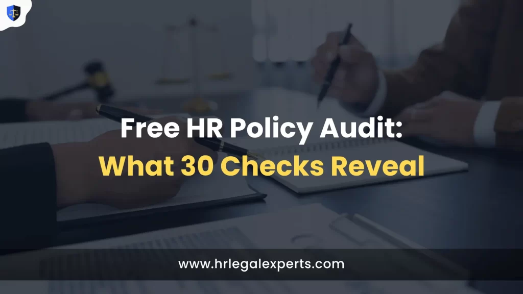 Free HR policy audit India labour law compliance check 2026